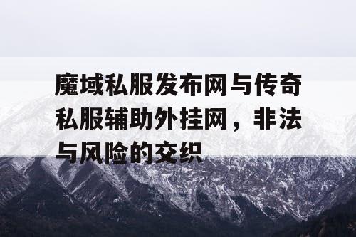 魔域私服发布网与传奇私服辅助外挂网，非法与风险的交织