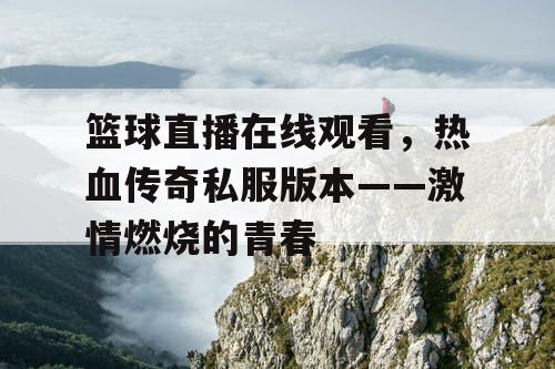 篮球直播在线观看，热血传奇私服版本——激情燃烧的青春