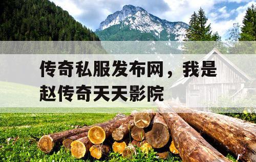 传奇私服发布网，我是赵传奇天天影院