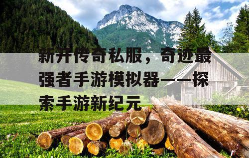 新开传奇私服，奇迹最强者手游模拟器——探索手游新纪元