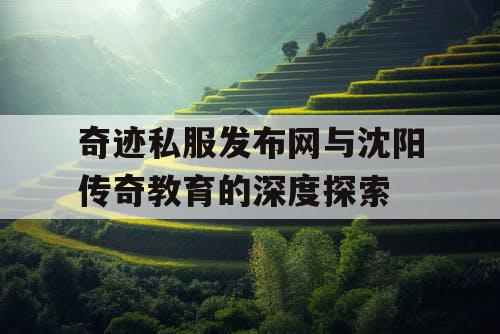 奇迹私服发布网与沈阳传奇教育的深度探索